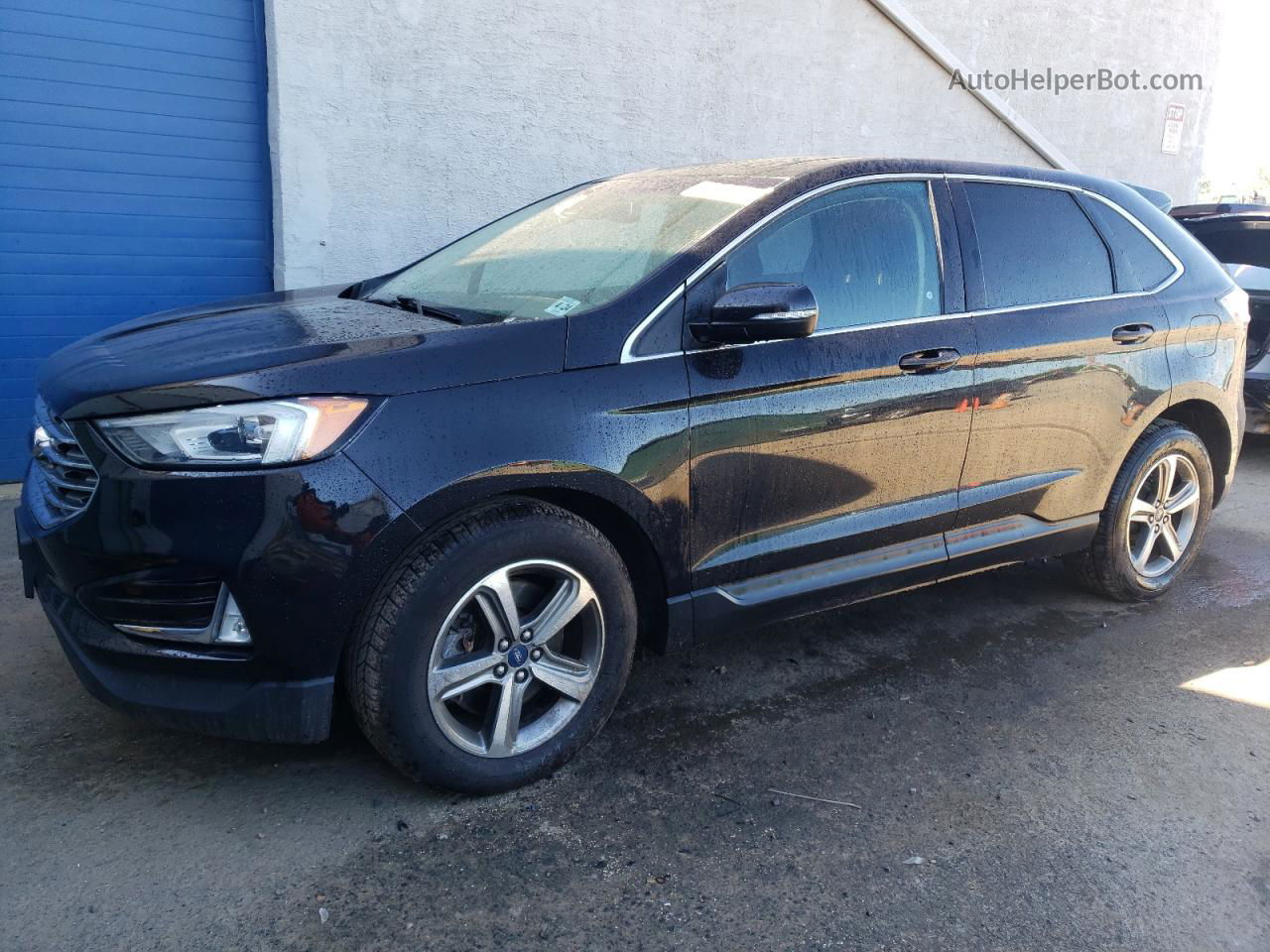 2019 Ford Edge Sel Black vin: 2FMPK4J90KBC42345