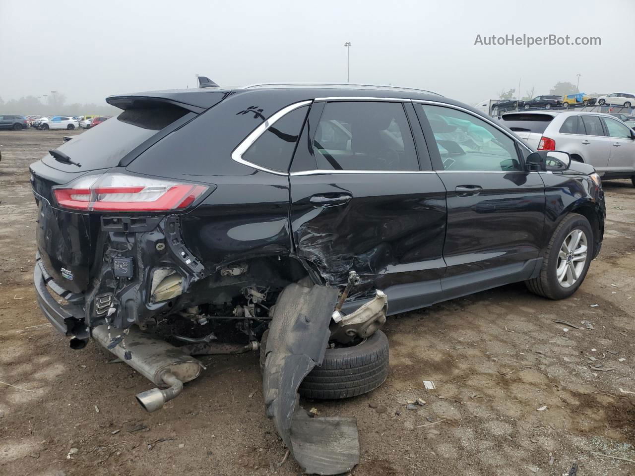 2019 Ford Edge Sel Black vin: 2FMPK4J90KBC45732