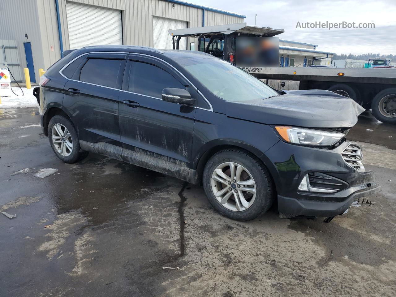 2020 Ford Edge Sel Черный vin: 2FMPK4J90LBA01502