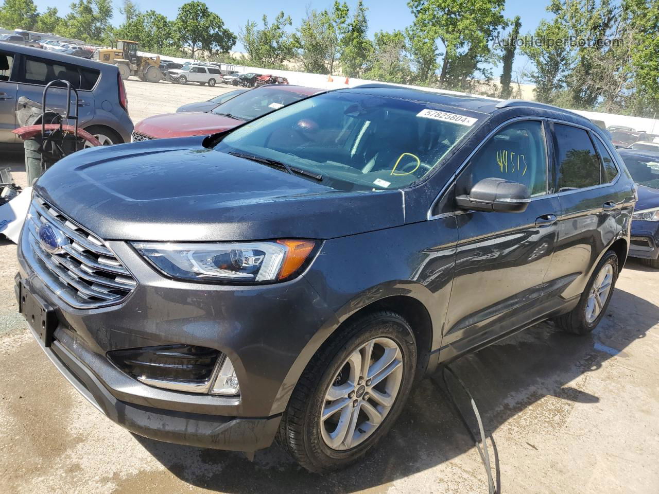 2020 Ford Edge Sel Gray vin: 2FMPK4J90LBA26965