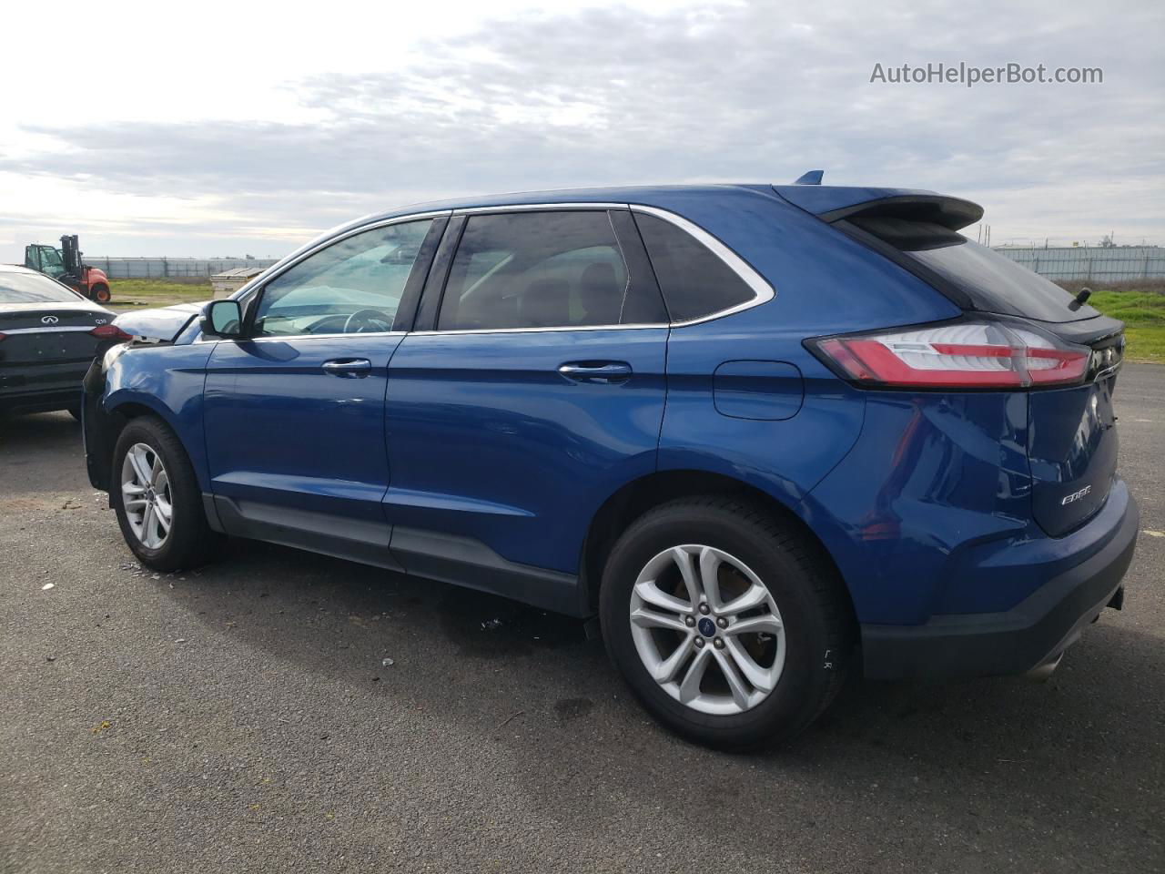 2020 Ford Edge Sel Blue vin: 2FMPK4J90LBA48965