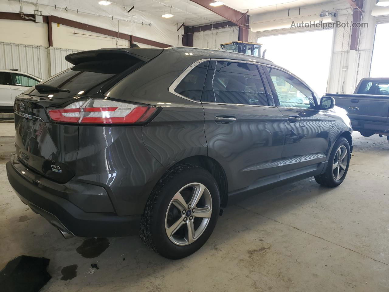 2020 Ford Edge Sel Gray vin: 2FMPK4J90LBB18481