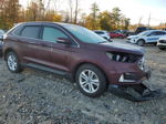 2020 Ford Edge Sel Maroon vin: 2FMPK4J90LBB51951