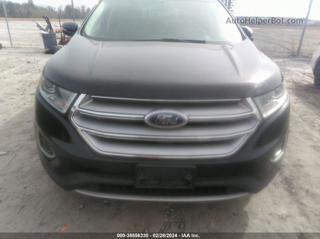 2017 Ford Edge Sel Черный vin: 2FMPK4J91HBB14091