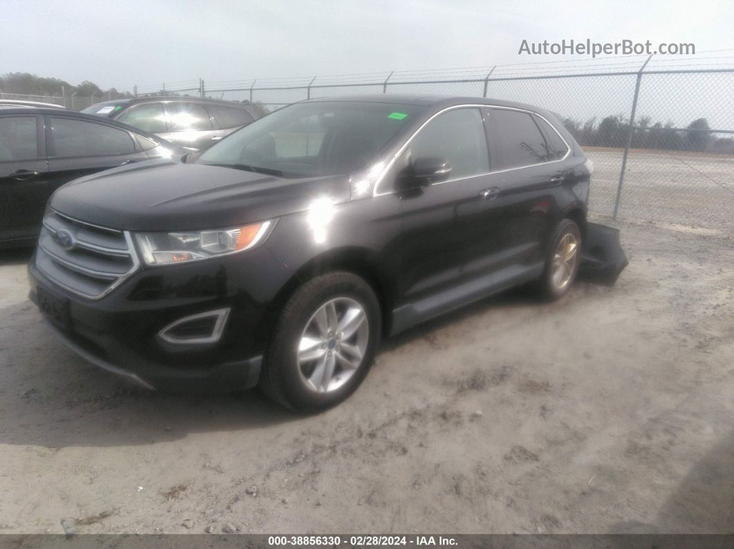 2017 Ford Edge Sel Black vin: 2FMPK4J91HBB14091