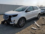 2017 Ford Edge Sel White vin: 2FMPK4J91HBB67146