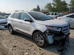 2017 Ford Edge Sel White vin: 2FMPK4J91HBB67146