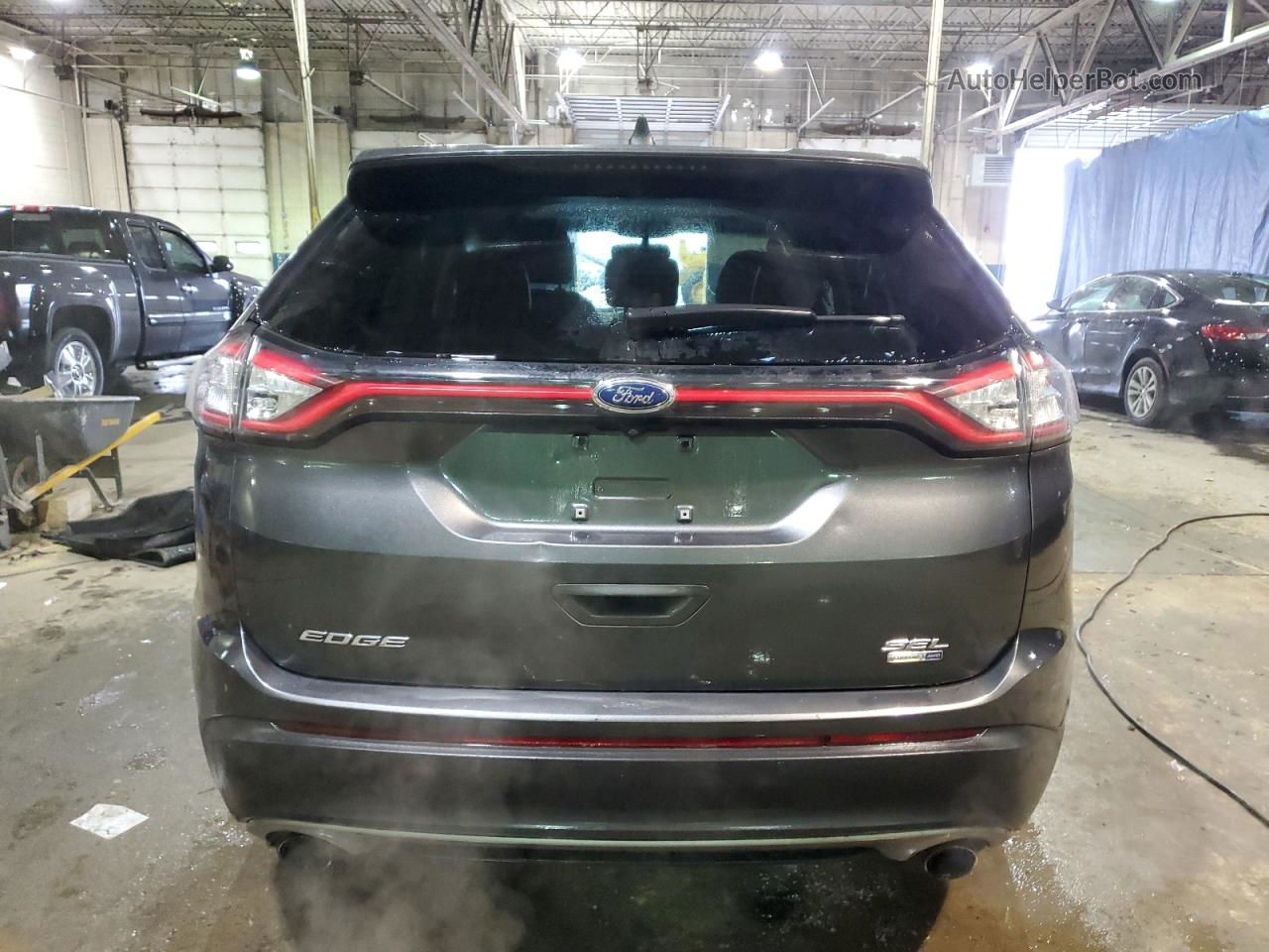 2017 Ford Edge Sel Charcoal vin: 2FMPK4J91HBC62063