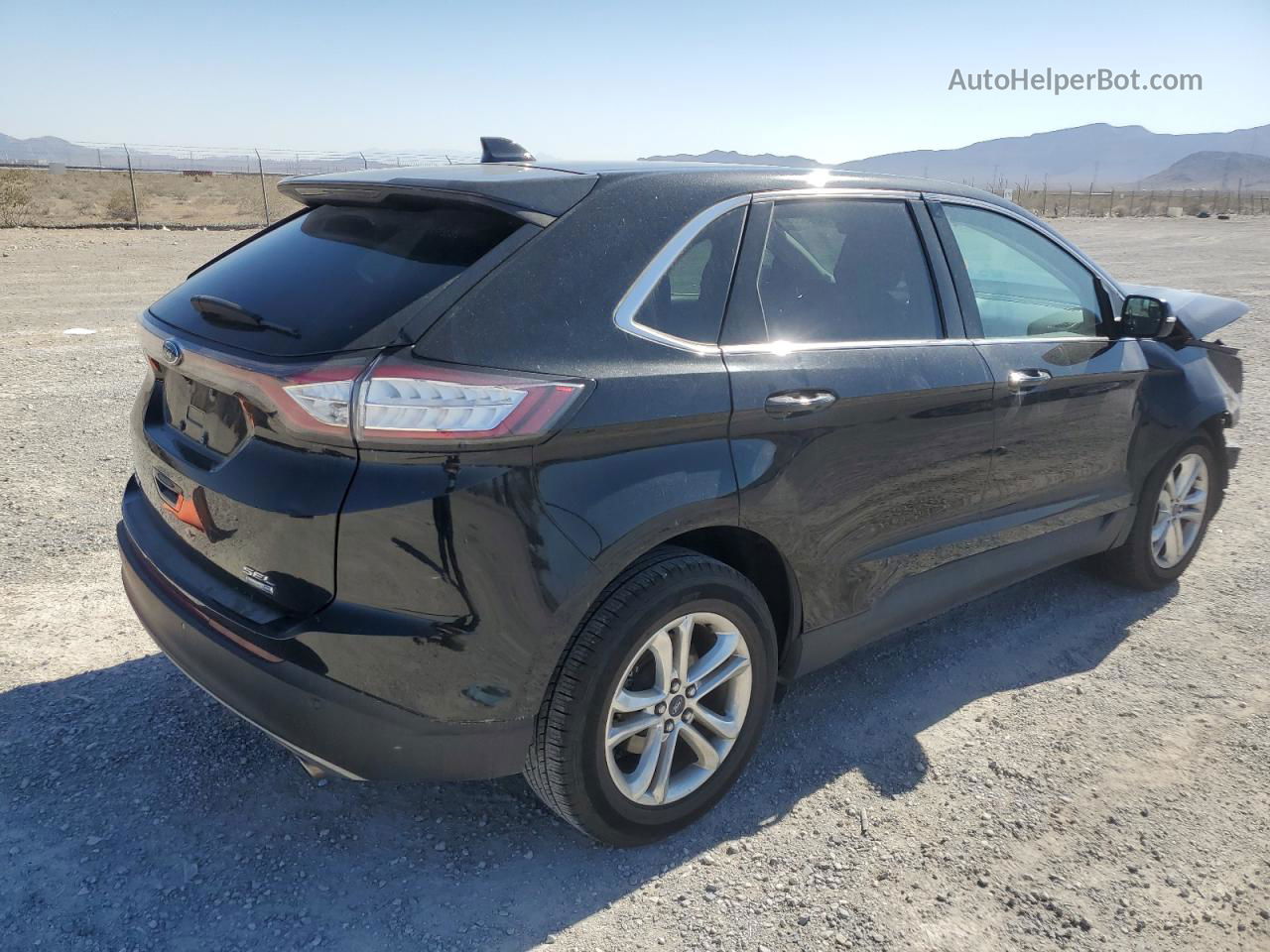 2018 Ford Edge Sel Black vin: 2FMPK4J91JBC52123