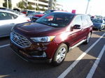 2019 Ford Edge Sel Maroon vin: 2FMPK4J91KBC17311