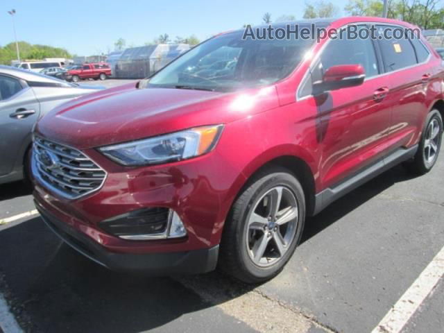 2019 Ford Edge Sel Красный vin: 2FMPK4J91KBC60126