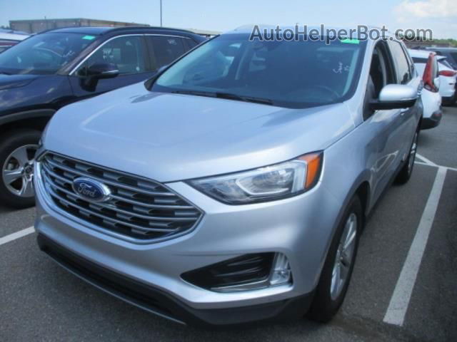 2019 Ford Edge Sel Silver vin: 2FMPK4J91KBC70851