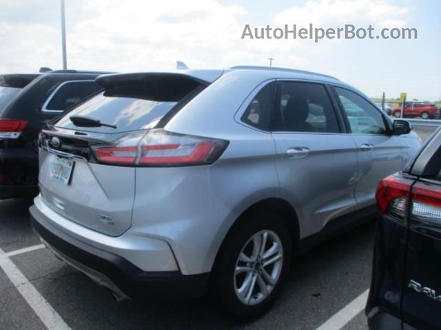 2019 Ford Edge Sel Silver vin: 2FMPK4J91KBC70851