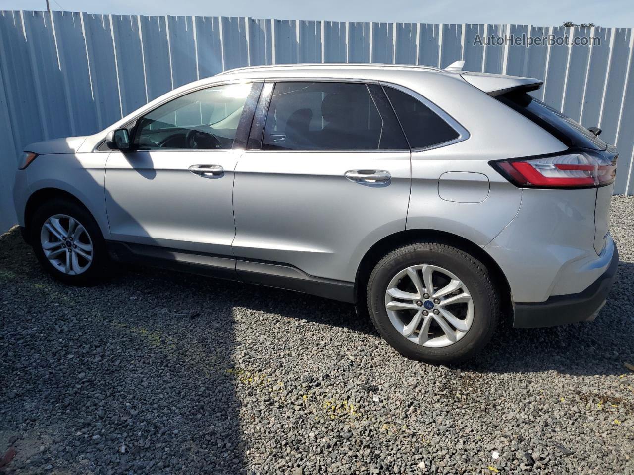 2019 Ford Edge Sel Silver vin: 2FMPK4J91KBC71630