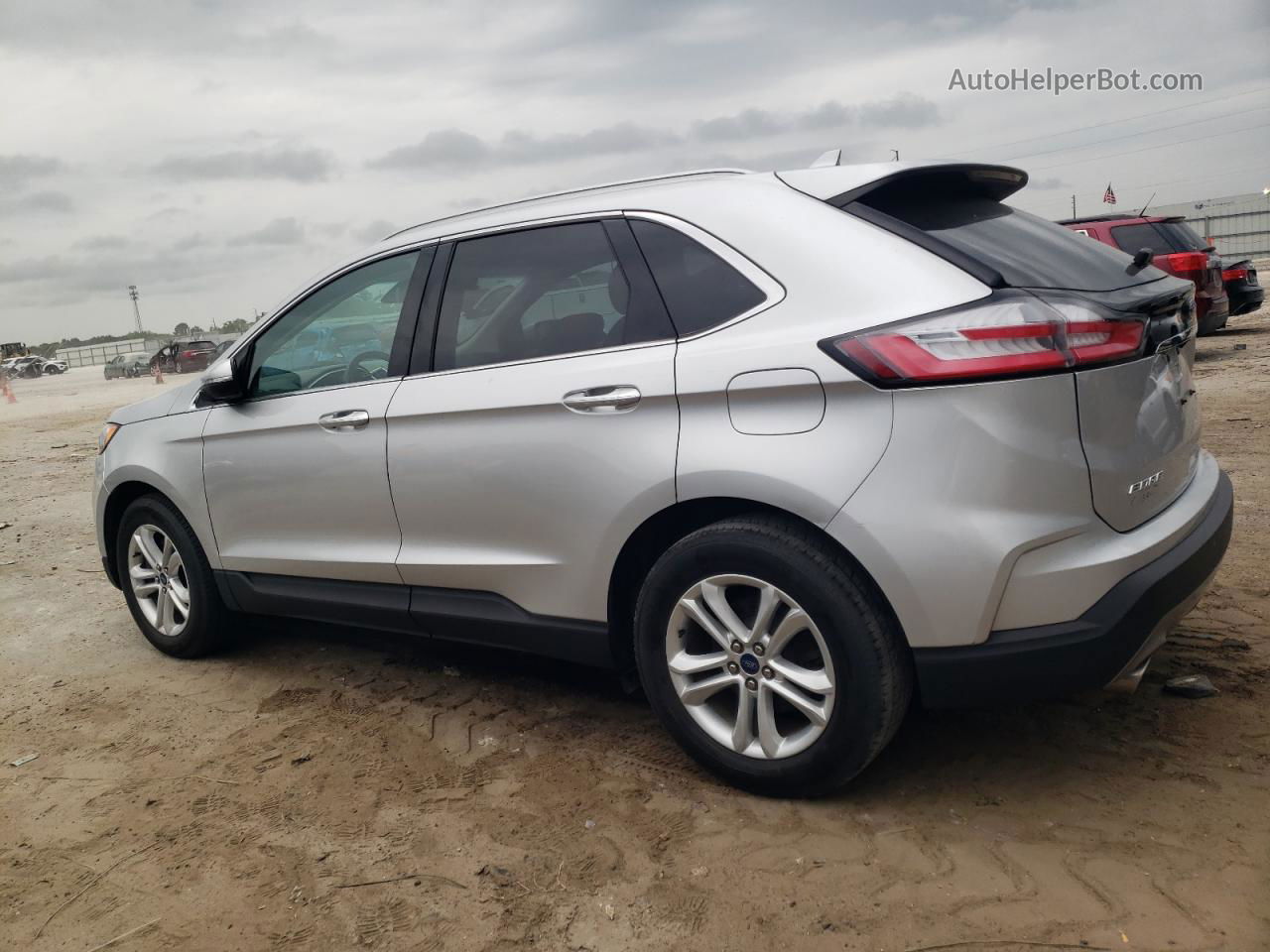 2019 Ford Edge Sel Silver vin: 2FMPK4J91KBC71630