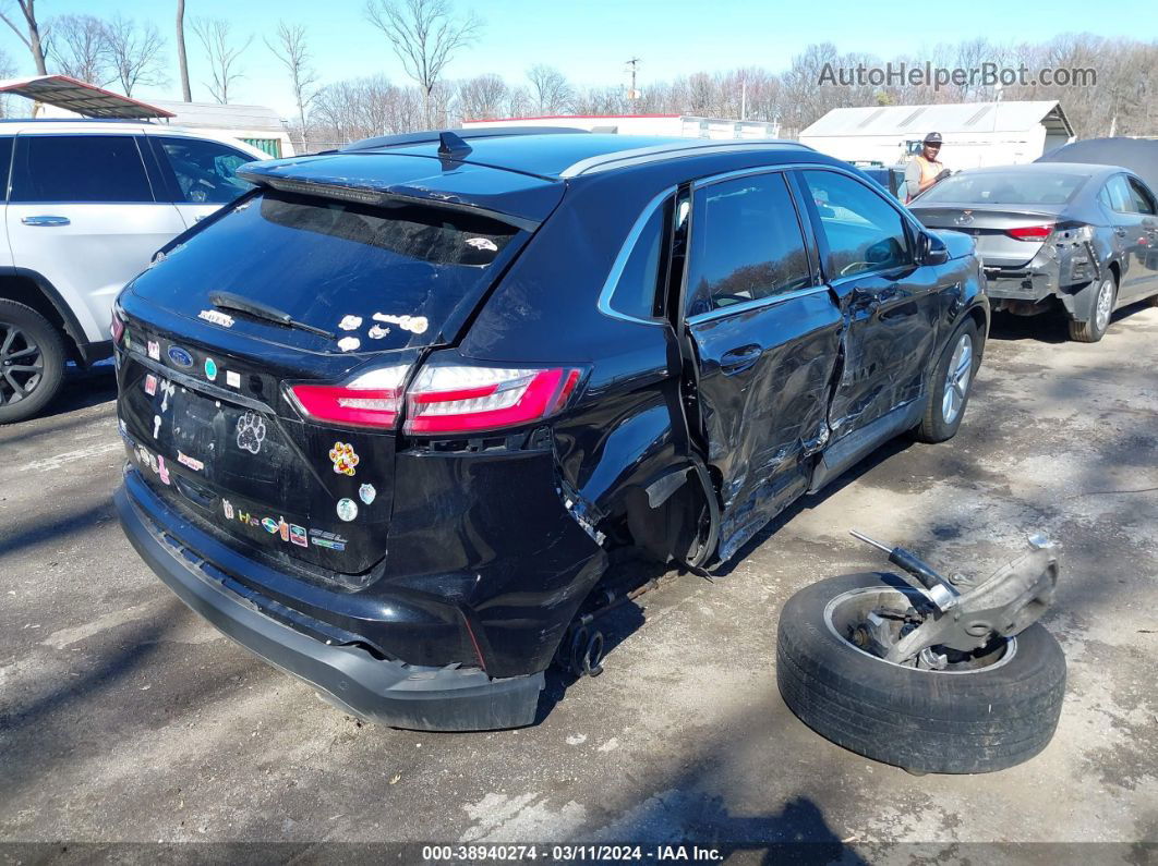 2020 Ford Edge Sel Черный vin: 2FMPK4J91LBA30099