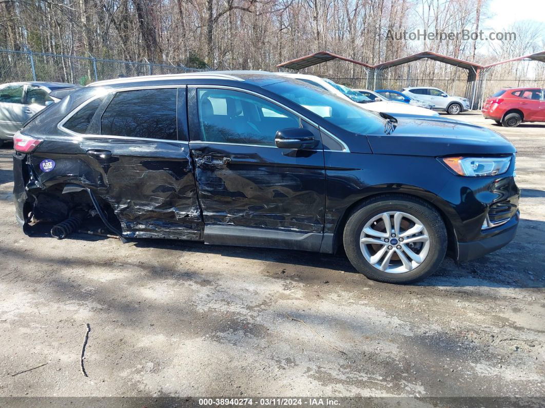 2020 Ford Edge Sel Черный vin: 2FMPK4J91LBA30099