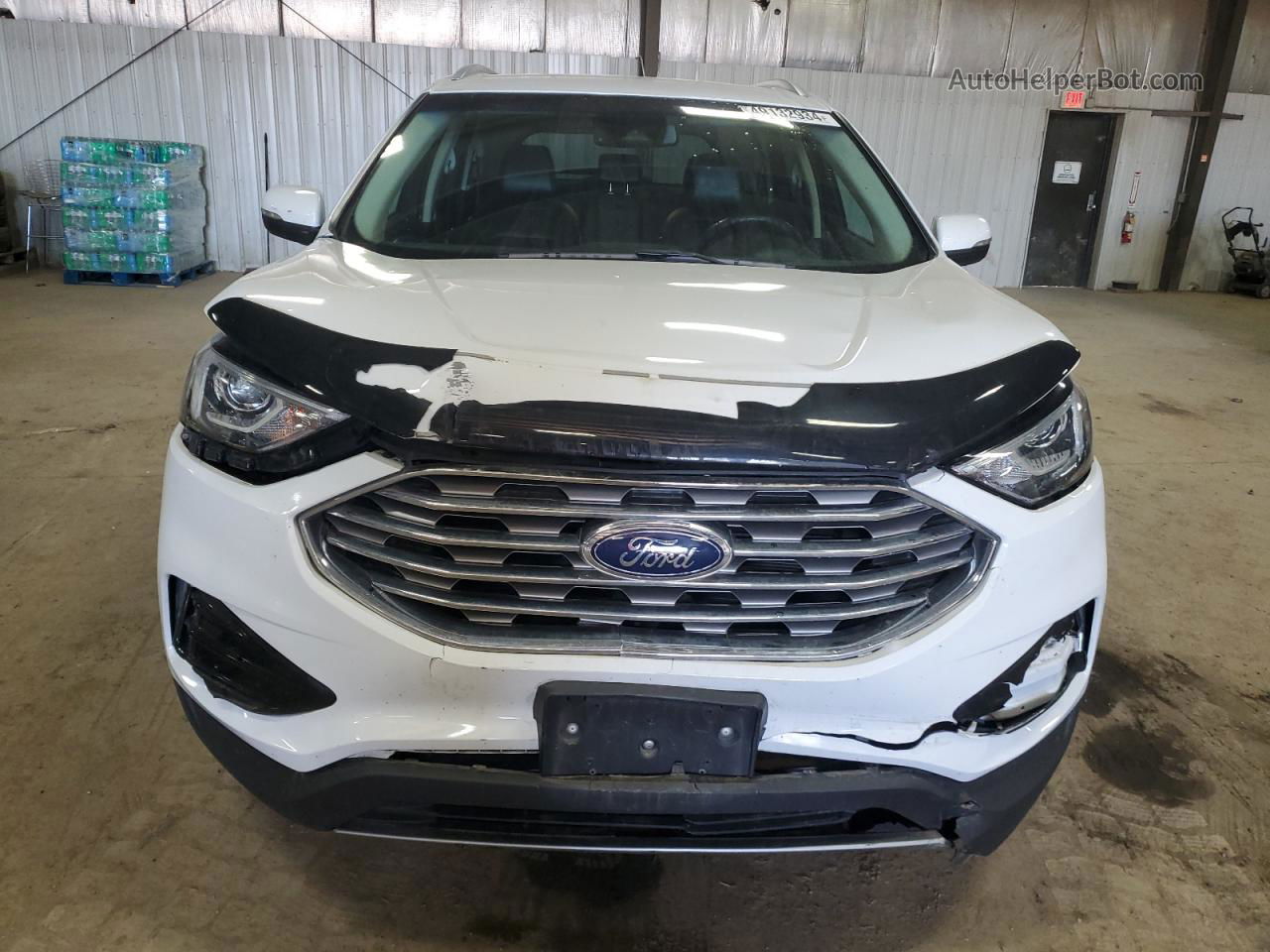 2020 Ford Edge Sel Белый vin: 2FMPK4J91LBA42981