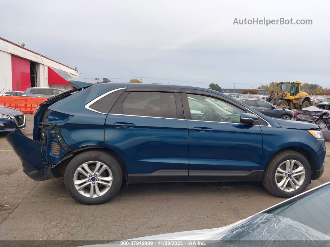 2020 Ford Edge Sel Синий vin: 2FMPK4J91LBA64530