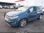 2016 Ford Edge Sel Blue vin: 2FMPK4J92GBB52525