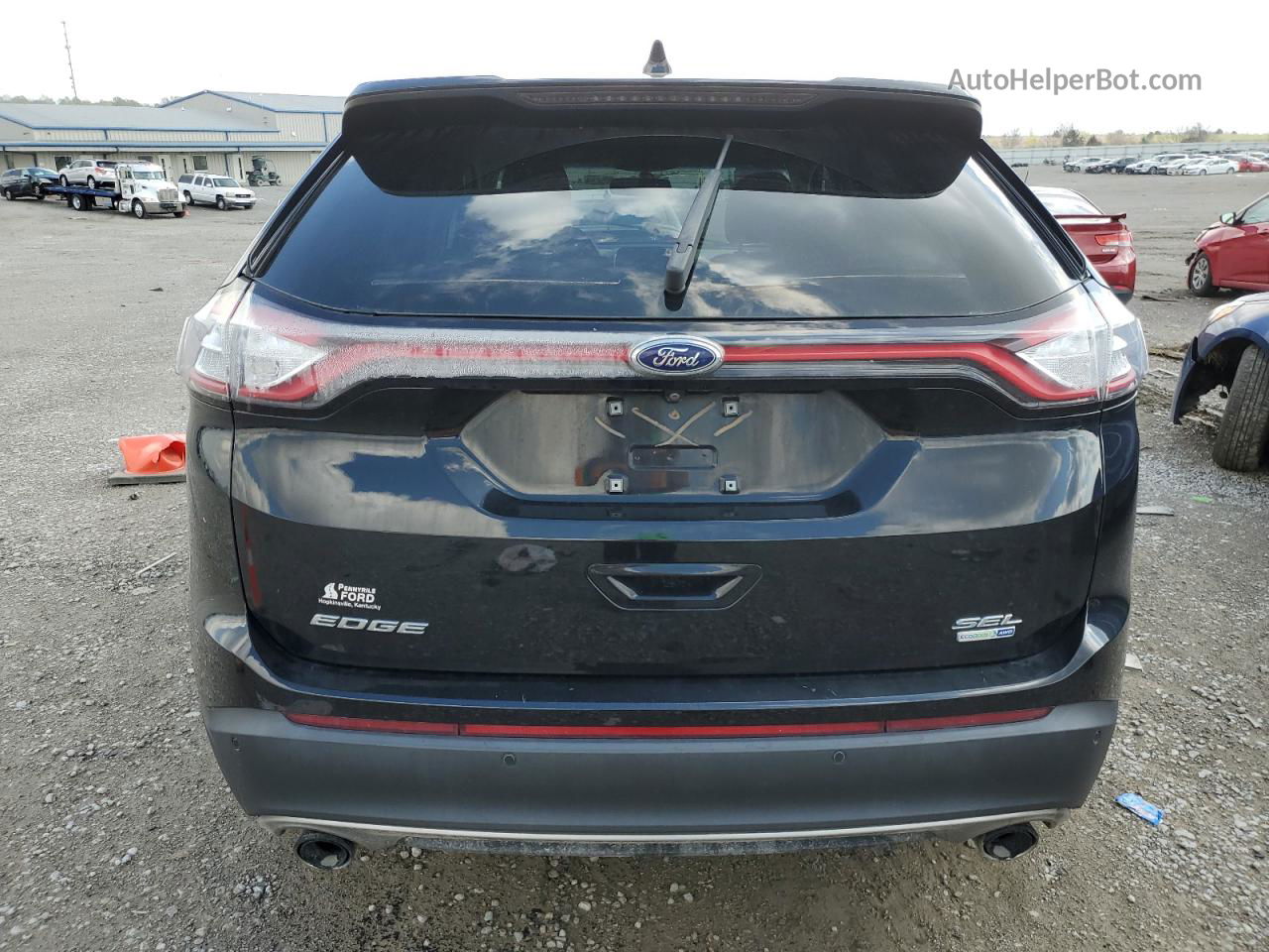 2016 Ford Edge Sel Black vin: 2FMPK4J92GBB77649