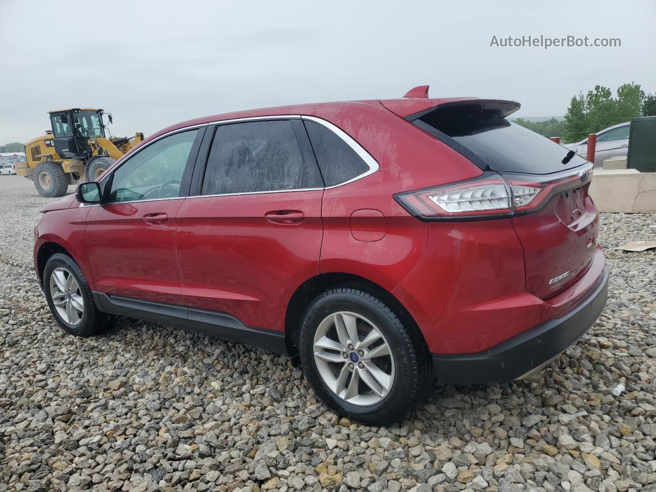 2016 Ford Edge Sel Red vin: 2FMPK4J92GBC10911