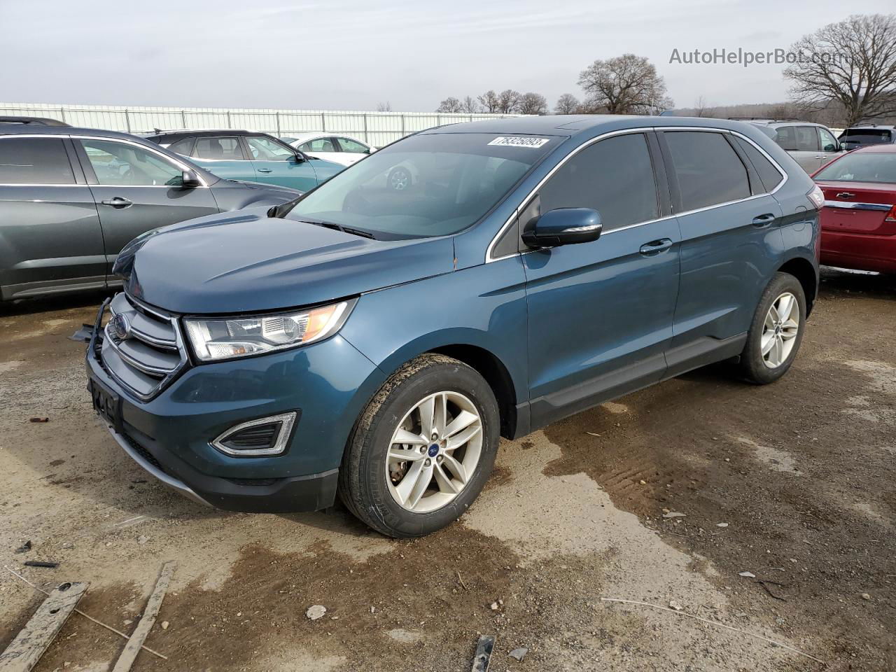 2016 Ford Edge Sel Black vin: 2FMPK4J92GBC20080