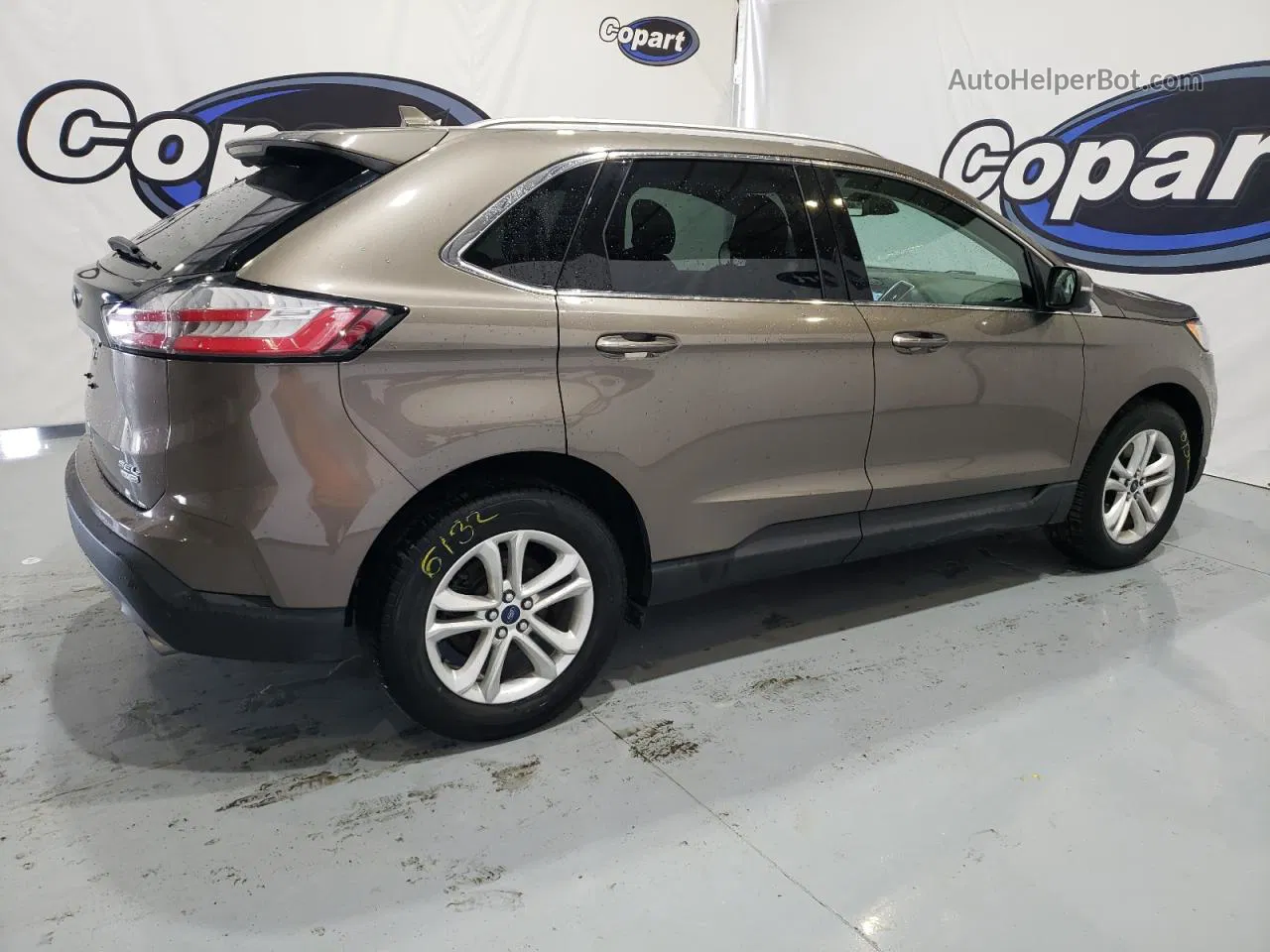 2019 Ford Edge Sel Gray vin: 2FMPK4J92KBC28463