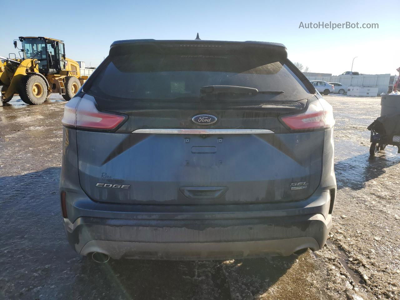 2019 Ford Edge Sel Синий vin: 2FMPK4J92KBC38801