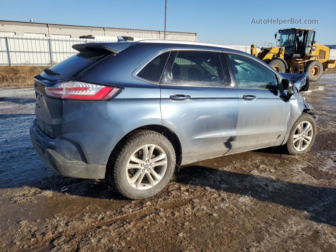 2019 Ford Edge Sel Синий vin: 2FMPK4J92KBC38801