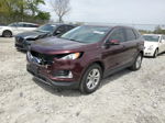 2019 Ford Edge Sel Темно-бордовый vin: 2FMPK4J92KBC67165