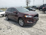 2019 Ford Edge Sel Maroon vin: 2FMPK4J92KBC67165