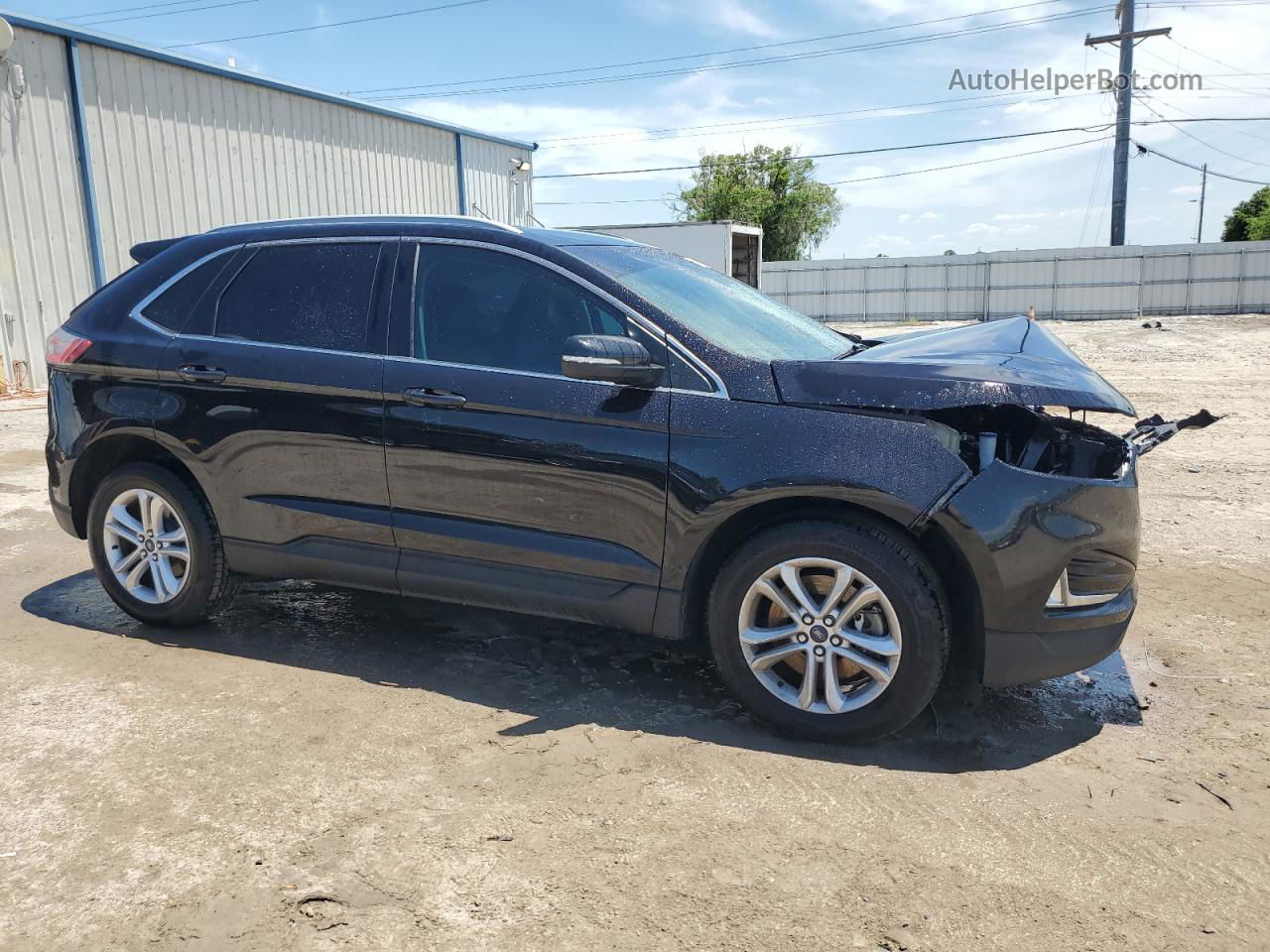 2020 Ford Edge Sel Black vin: 2FMPK4J92LBA35957