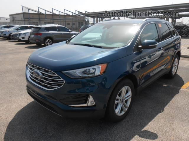 2020 Ford Edge Sel/st Line Green vin: 2FMPK4J92LBA41354