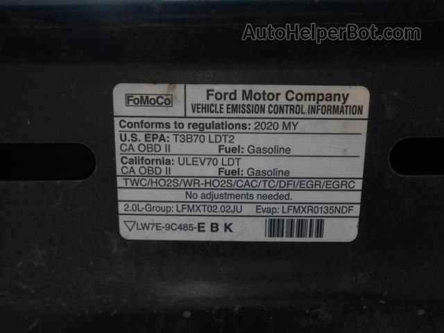 2020 Ford Edge Sel/st Line Green vin: 2FMPK4J92LBA41354