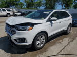 2020 Ford Edge Sel White vin: 2FMPK4J92LBB51319