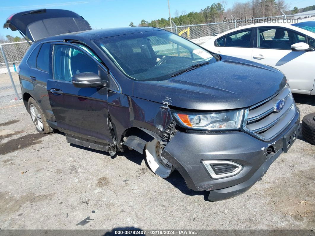 2016 Ford Edge Sel Gray vin: 2FMPK4J93GBC29614