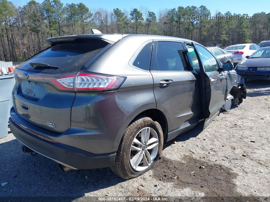 2016 Ford Edge Sel Gray vin: 2FMPK4J93GBC29614