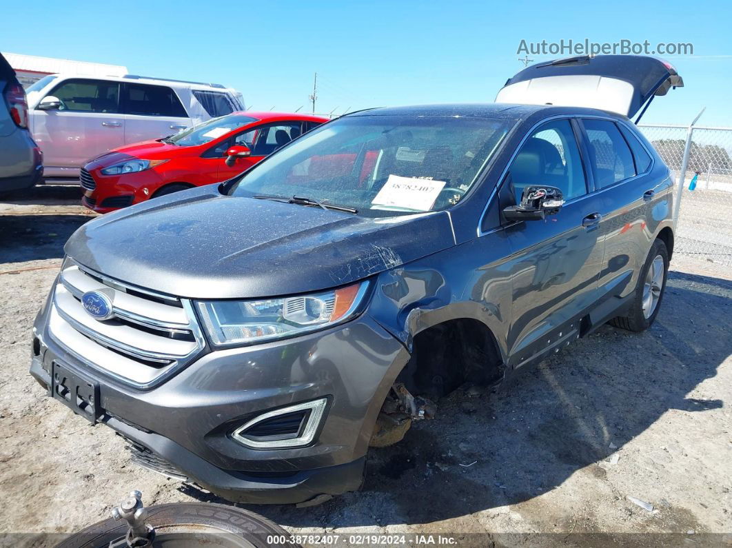 2016 Ford Edge Sel Gray vin: 2FMPK4J93GBC29614