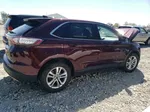 2017 Ford Edge Sel Maroon vin: 2FMPK4J93HBB09961