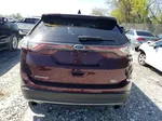 2017 Ford Edge Sel Maroon vin: 2FMPK4J93HBB09961