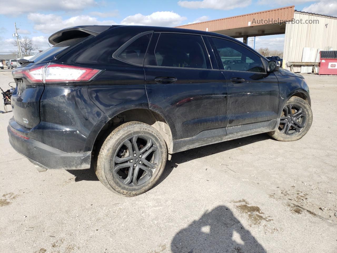 2018 Ford Edge Sel Black vin: 2FMPK4J93JBB51147