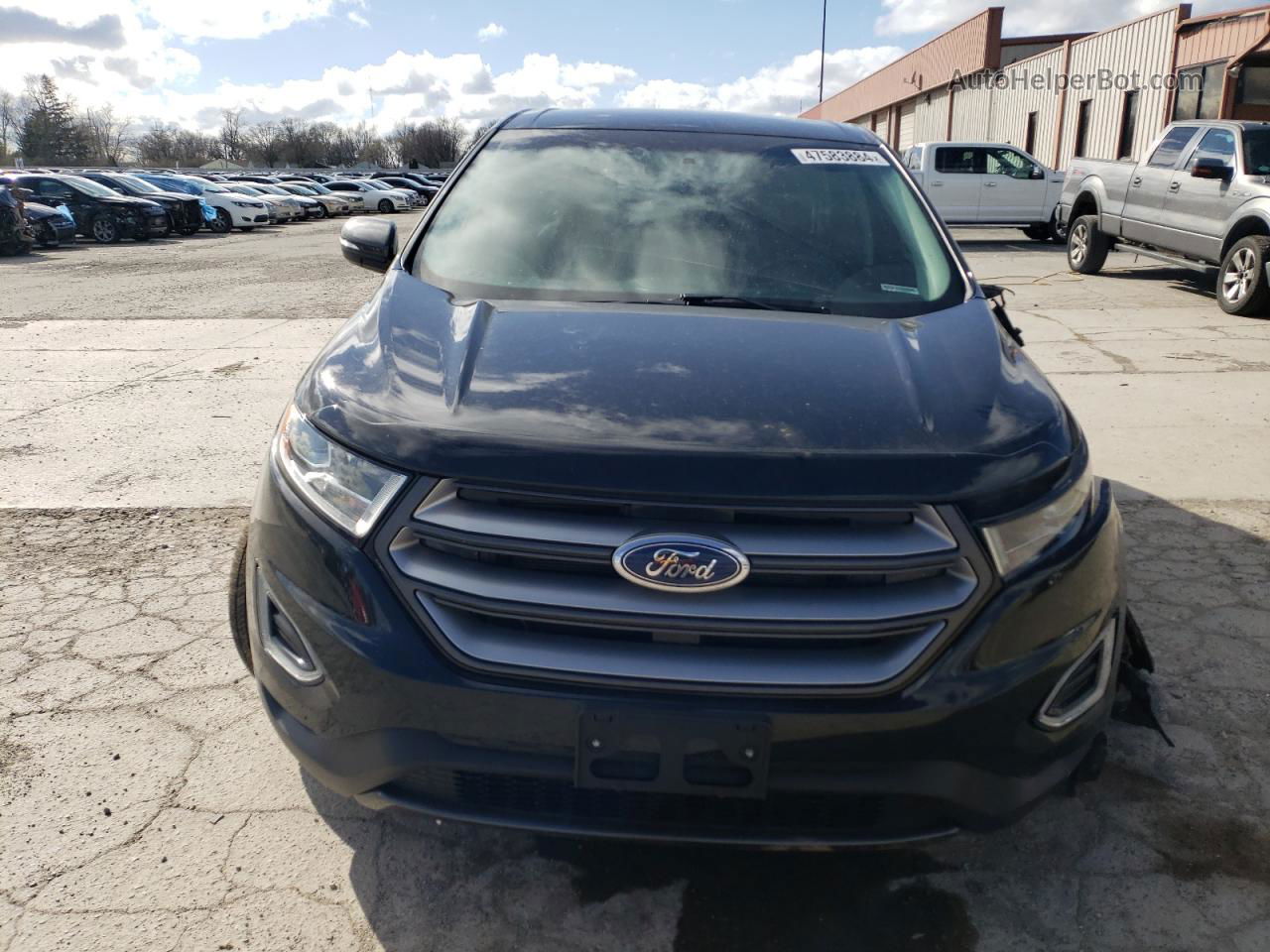 2018 Ford Edge Sel Black vin: 2FMPK4J93JBB51147