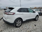 2018 Ford Edge Sel White vin: 2FMPK4J93JBC11587