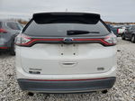 2018 Ford Edge Sel White vin: 2FMPK4J93JBC11587