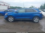 2018 Ford Edge Sel Blue vin: 2FMPK4J93JBC30589