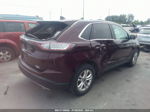 2018 Ford Edge Sel Бордовый vin: 2FMPK4J93JBC43200