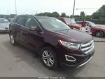 2018 Ford Edge Sel Бордовый vin: 2FMPK4J93JBC43200