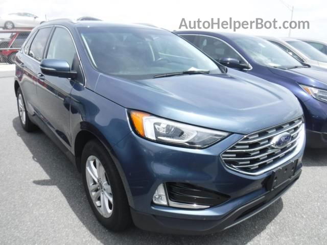 2019 Ford Edge Sel Blue vin: 2FMPK4J93KBB48721