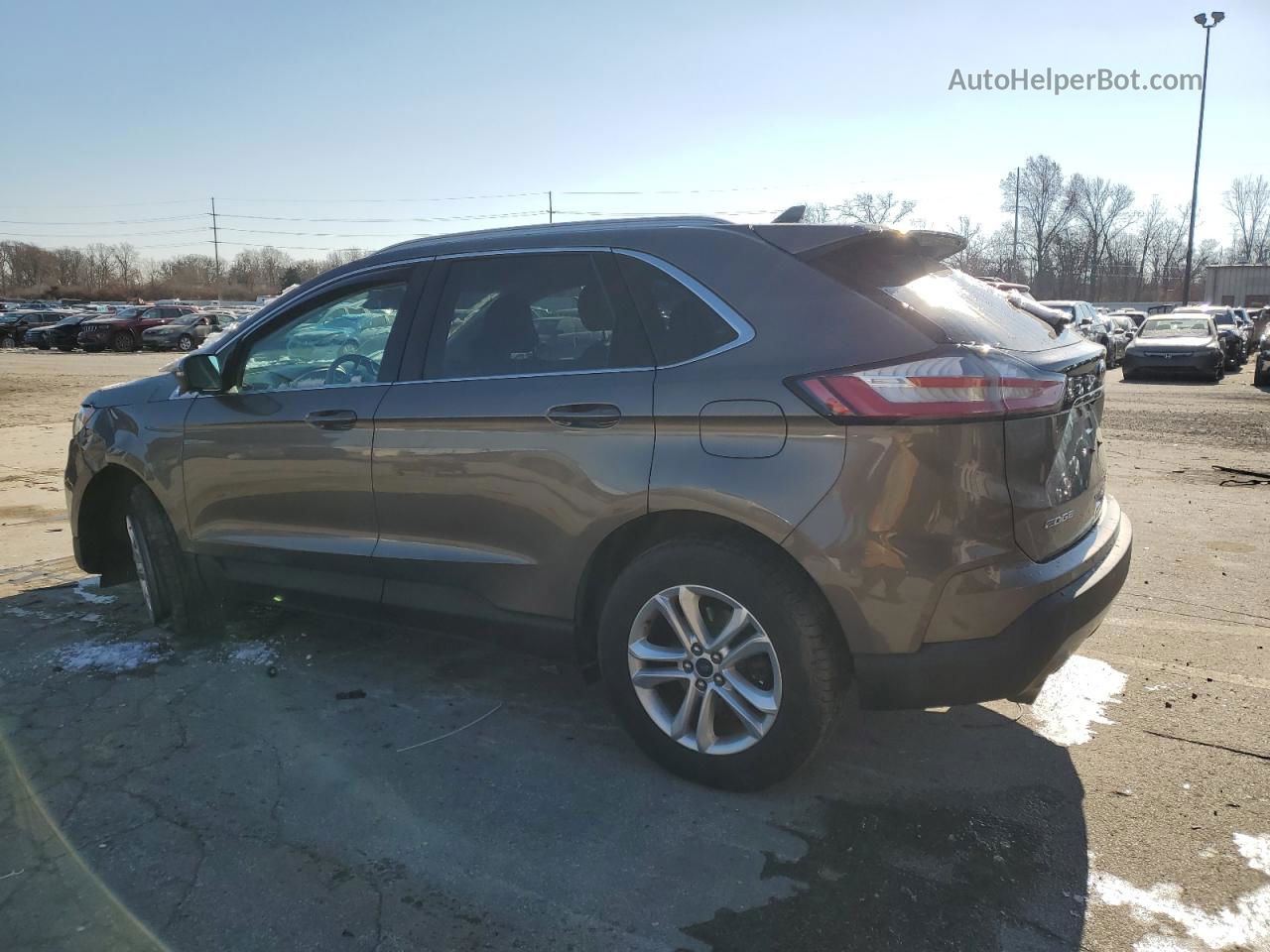 2019 Ford Edge Sel Tan vin: 2FMPK4J93KBB75241